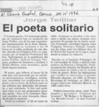 El poeta solitario  [artículo].