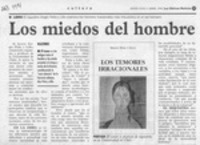 Los Miedos del hombre  [artículo].
