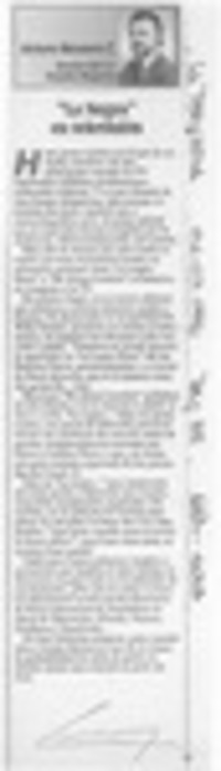 "La Negra en televisión"