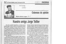 Nuestro amigo Jorge Teillier