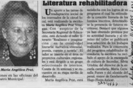 Literatura rehabilitadora  [artículo].