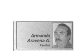 Un "Oscar" para Antonio  [artículo] Armando Aravena A.