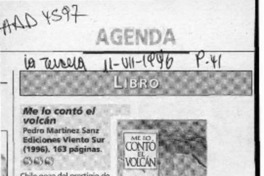 Me lo contó el volcán  [artículo] Rigoberto Díaz.
