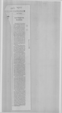 Los Riesgos de la noticia