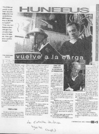 Huneeus vuelve a la carga
