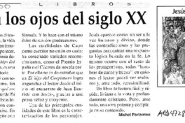 Jesús a los ojos del sigo XX  [artículo] Michel Partarrieu.