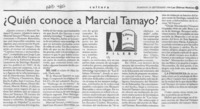 Quién conoce a Marcial Tamayo?  [artículo] Filebo.