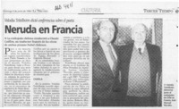Neruda en Francia