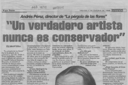 "Un verdadero artista nunca es conservador"  [artículo] Willy Haltenhoff Nikiforos.