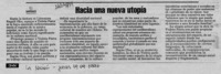 Hacia una nueva utopía  [artículo] I. I.