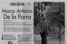 Marco Antonio de la Parra  [artículo] María Beatriz Ventosa M.