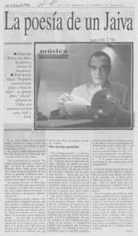 La poesía de un Jaiva