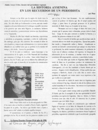 La historia aysenina en los recuerdos de un periodista  [artículo] Poso.