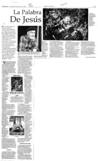 La palabra de Jesús  [artículo] Mauricio Illanes Naranjo.