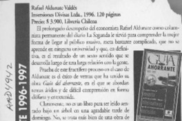 Guía del ahorrante 1996-1997  [artículo] Osvaldo Cifuentes.