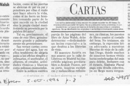 Ricardo Azúa Walsh  [artículo] César Díaz-Muñoz Cormatches.