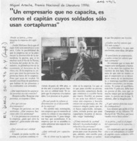 "Un Empresario que no capacita, es como un capitán cuyos soldados sólo usan cortaplumas"  [artículo].