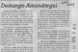 Domingo Amunátegui
