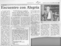 Encuentro con Alegría