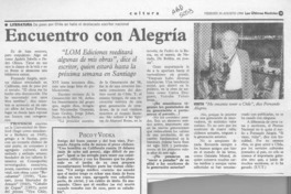 Encuentro con Alegría