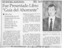 Fue presentado libro "Guía del ahorrante"