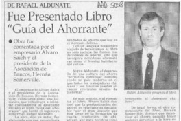Fue presentado libro "Guía del ahorrante"