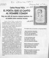 El Poeta que le cantó al hombre común  [artículo].