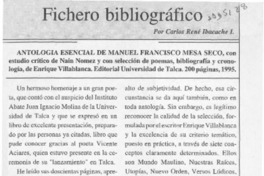 Fichero bibliográfico  [artículo] Carlos René Ibacache.