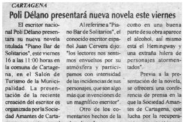 Poli Délano presentará nueva novela este viernes