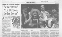 Se reestrenó "La pérgola de las flores"  [artículo] M. M.