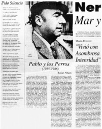 Neruda, mar y primavera