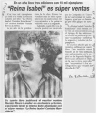"Reina Isabel" es super ventas  [artículo].
