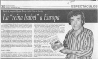 La "Reina Isabel" a Europa  [artículo].