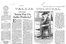 "Jesús fue un judío perfecto"  [artículo] Philippe Dardel.