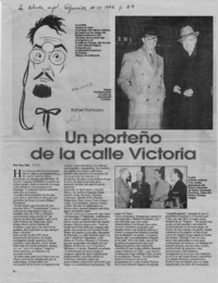 Un porteño de la calle Victoria  [artículo] Sara Vial.