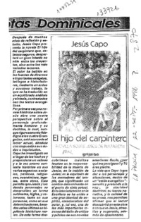 El Hijo del carpintero  [artículo].