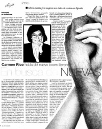 En busca de nuevas conquistas  [artículo] Antonia Alvarez.