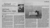 Matar a los viejos  [artículo] A. Rodríguez Chiffelle.