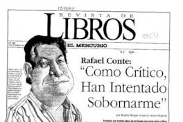 "Como crítico han intentado sobornarme"