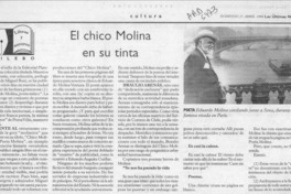 El chico Molina en su tinta  [artículo] Filebo.
