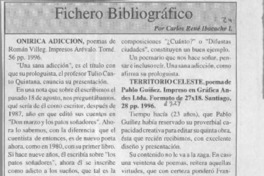 Fichero bibliográfico  [artículo] Carlos René I.
