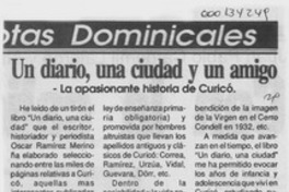 Un diario, una ciudad y un amigo