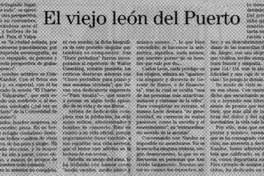 El viejo león del puerto