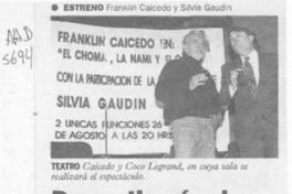 Dramatizarán doce tangos en dos citas  [artículo].