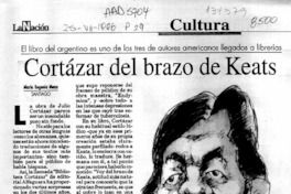 Cortázar del brazo de Keats  [artículo] María Eugenia Meza.