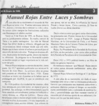 Manuel Rojas entre luces y sombras  [artículo].