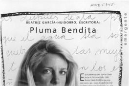 Pluma bendita  [artículo] S. B.