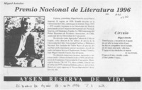 Premio Nacional de Literatura 1996  [artículo].