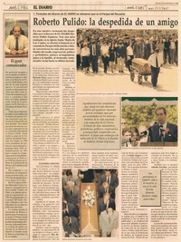 Roberto Pulido, la despedida de un amigo