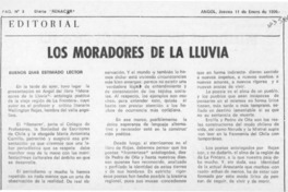 Los Moradores de la lluvia